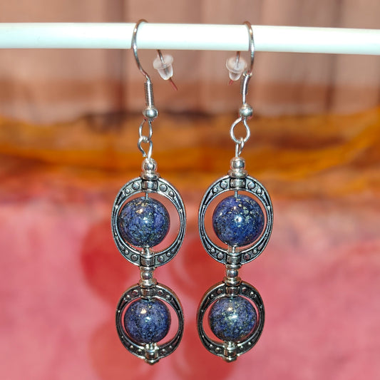 Lapis lazuli korvakorut